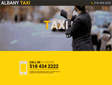 Tablet Screenshot of albanyyellowcab.com